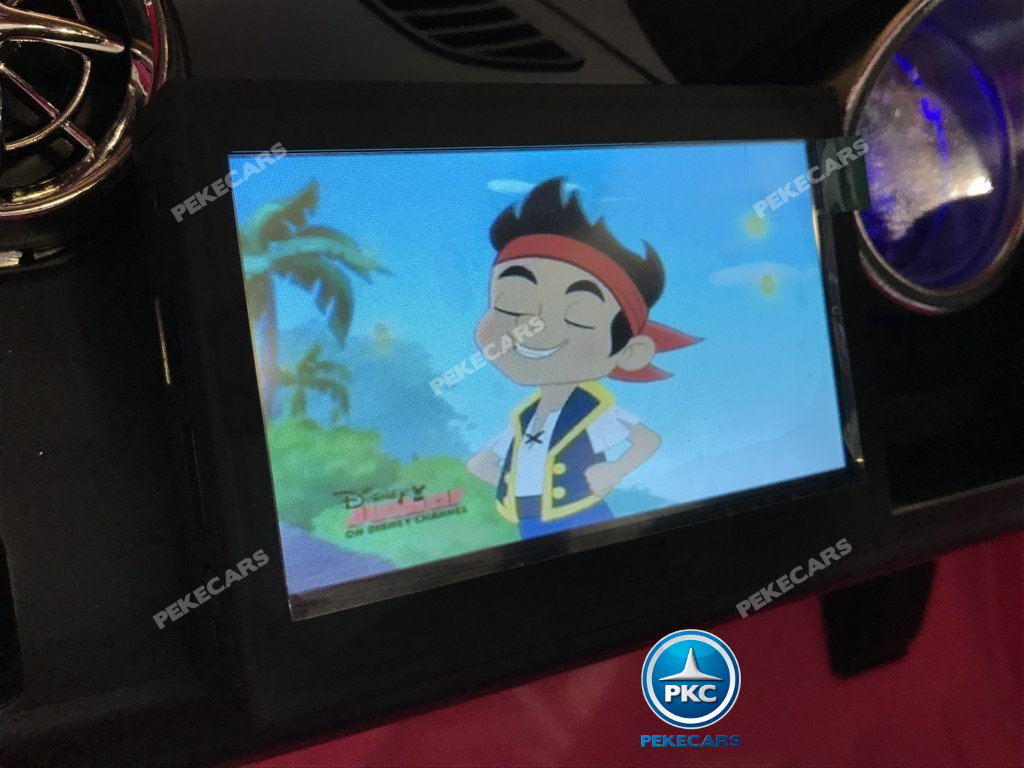 Coche electrico infantil Mercedes SL65 con MP4 Rosa con video