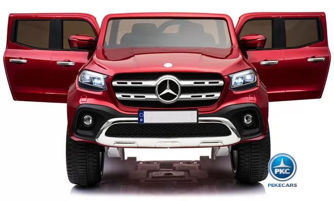 Coche electrico para niños Mercedes Pickup X Class 12V Rojo Metalizado