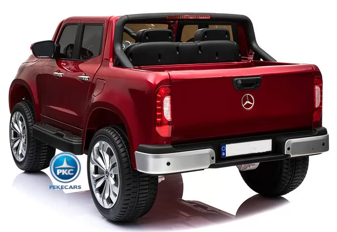 Coche electrico para niños Mercedes Pickup X Class 12V Rojo Metalizado