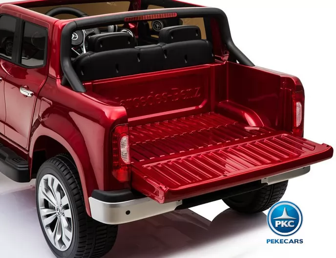 Coche electrico para niños Mercedes Pickup X Class 12V Rojo Metalizado