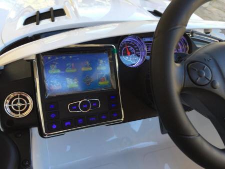 Mercedes deportivo SLS para niños blanco Pekecars