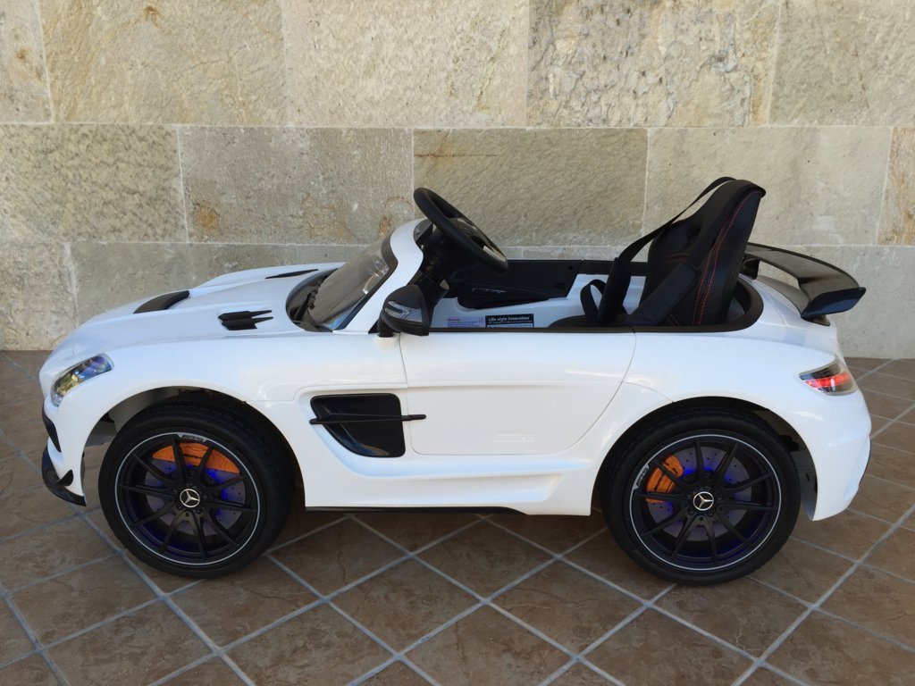 Coche electrico infantil Mercedes deportivo sls Blanco