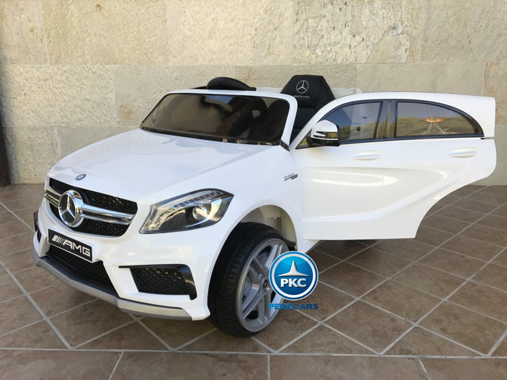 Coche electrico para niños mercedes a45 Blanco vista principal
