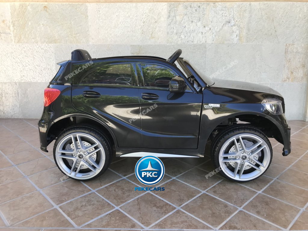 Coche electrico infantil mercedes a45 Negro lateral
