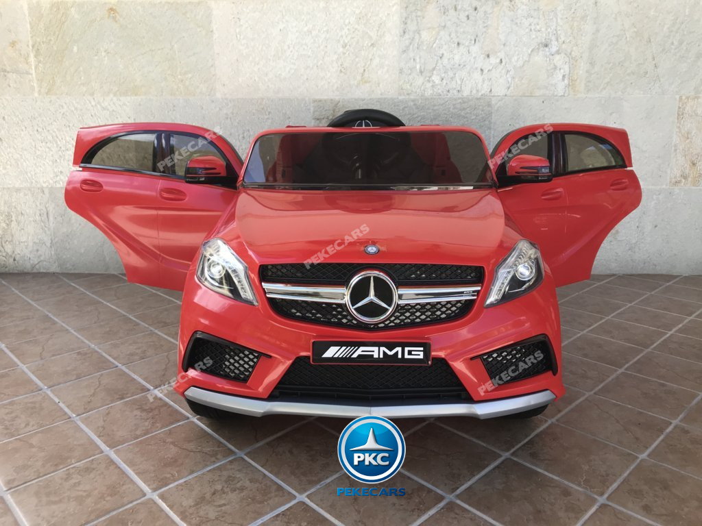 Coche electrico infantil mercedes a45 Rojo vista frontal