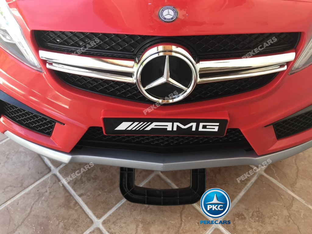 Coche electrico para niños mercedes a45 Rojo asa de transporte