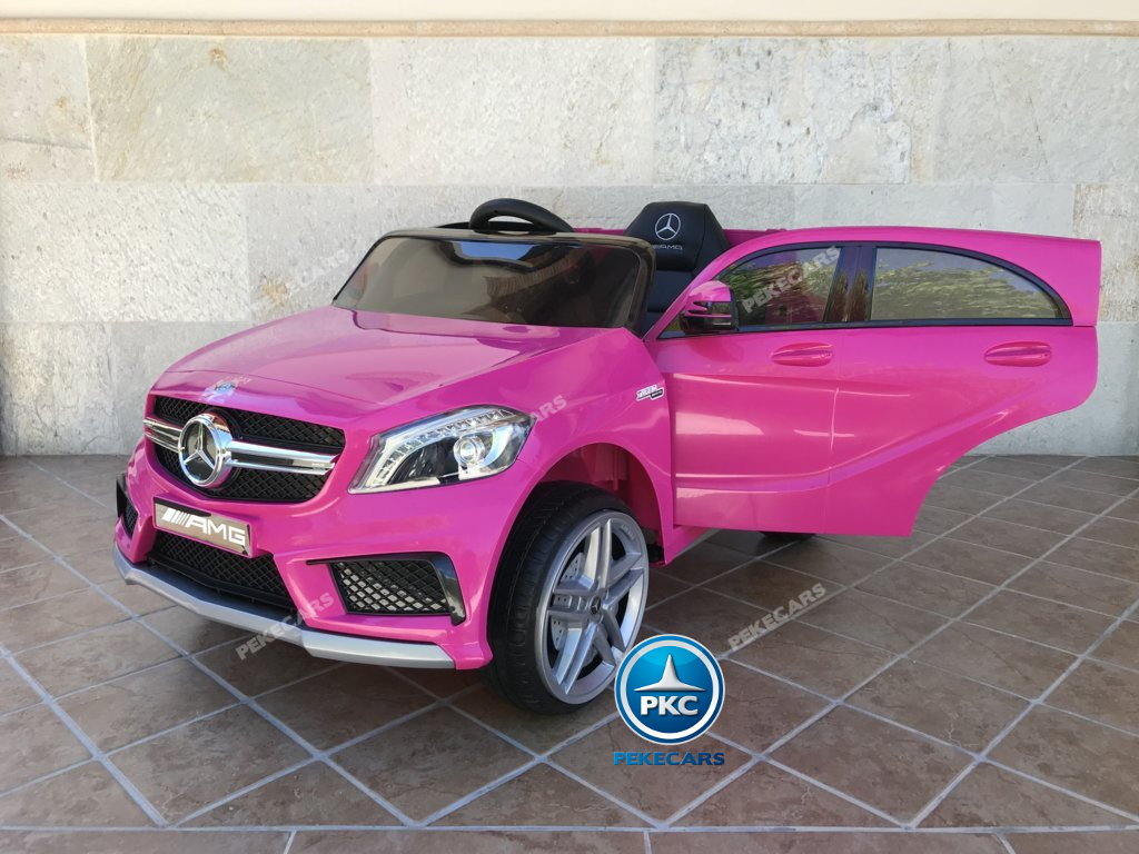 coche rosa bateria