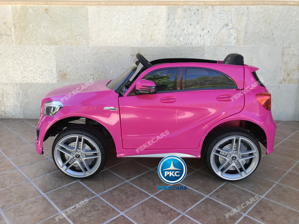 Coche electrico infantil mercedes a45 Rosa
