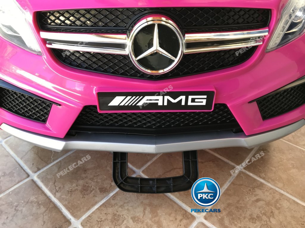 Coche electrico para niños mercedes a45 Rosa asa de transporte