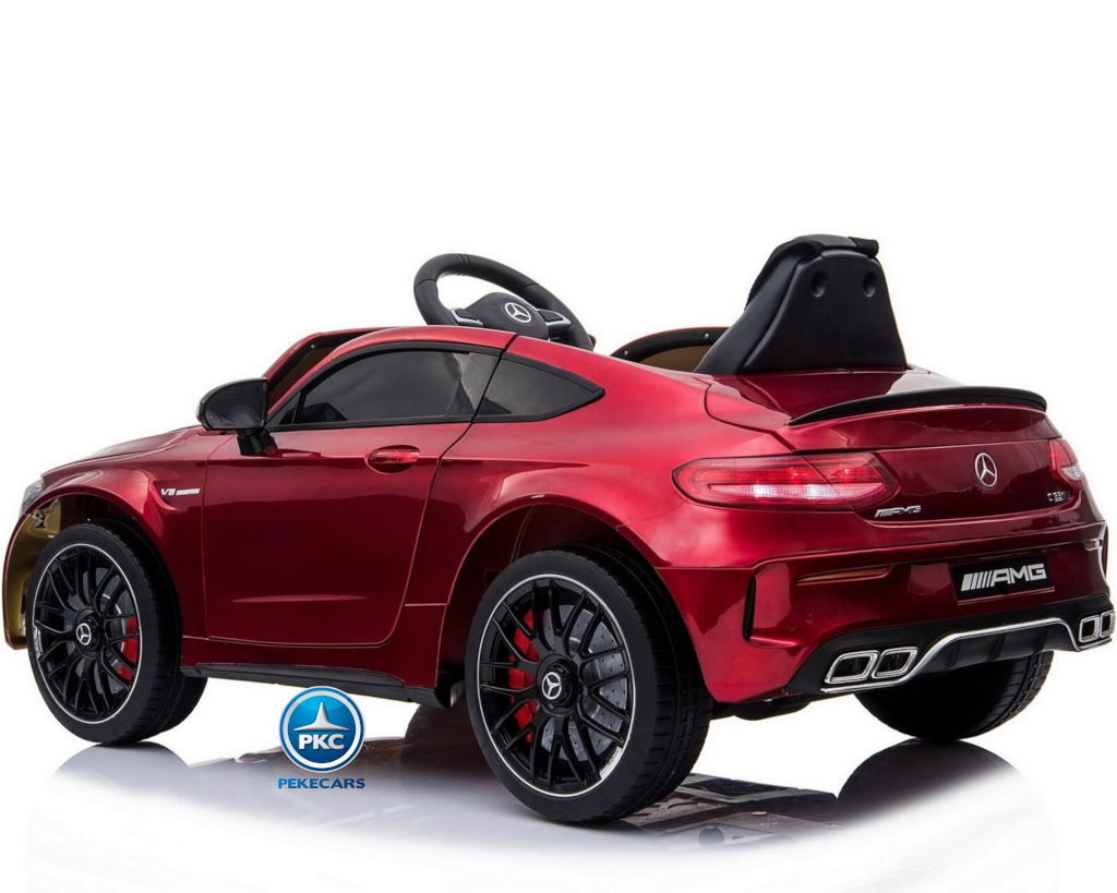 Coche electrico para niños Mercedes C63 Rojo Metalizado