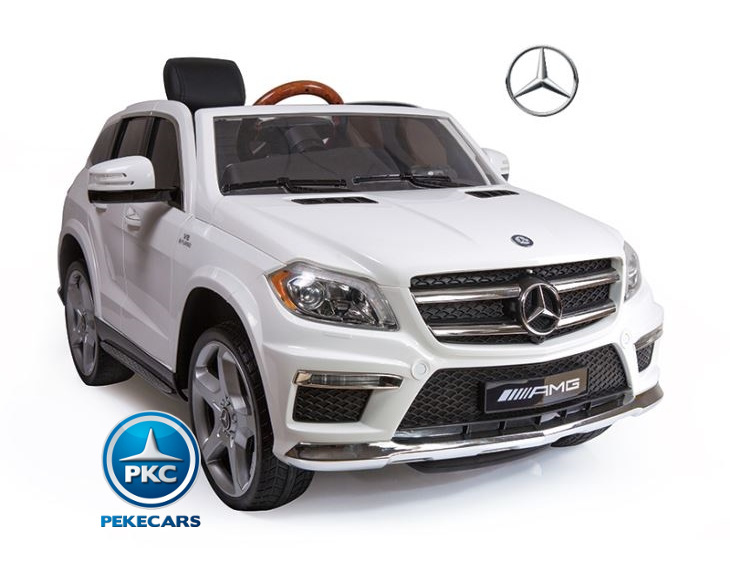 Coche electrico infantil Mercedes GL63 Version Superior Blanco