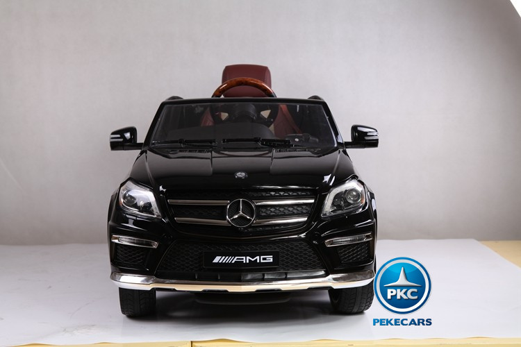 Mercedes GL63 Negro 12V 2.4G Versión Super Luxe vista frontal