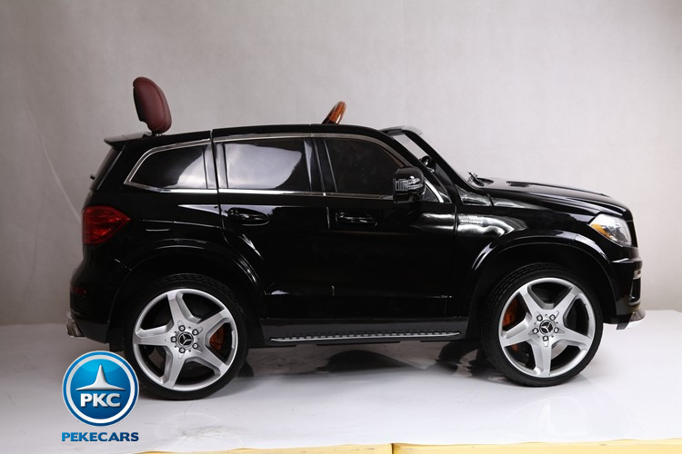 Mercedes GL63 Negro 12V 2.4G Versión Super Luxe lateral