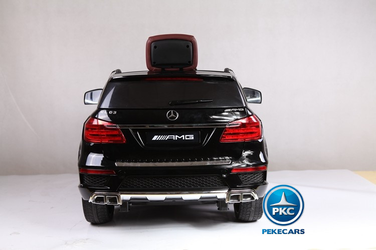 Mercedes GL63 Negro 12V 2.4G Versión Super Luxe vista atrás
