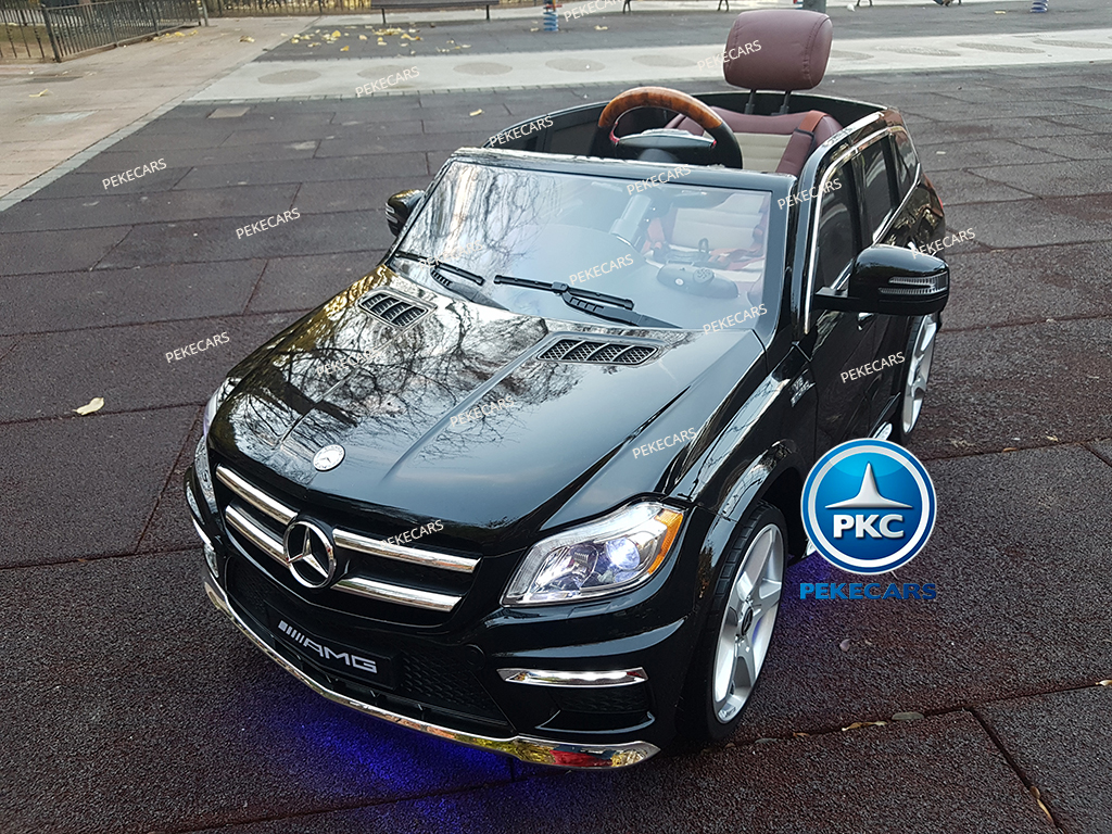 Coche electrico infantil Mercedes GL63 Version Superior Negro pintura metalizada