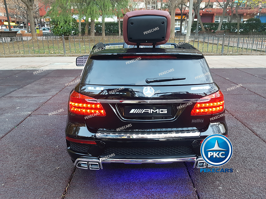 Coche electrico para niños Mercedes GL63 Version Superior Negro vista trasera