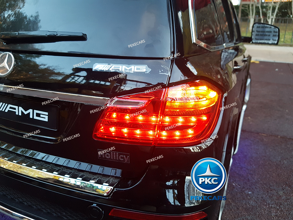 Coche electrico infantil Mercedes GL63 Version Superior Negro luces traseras