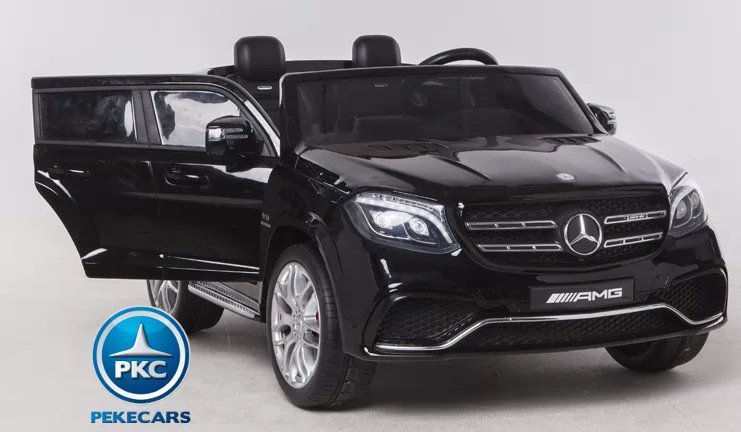 Coche electrico para niños Mercedes GLS63 Negro Metalizado vista principal