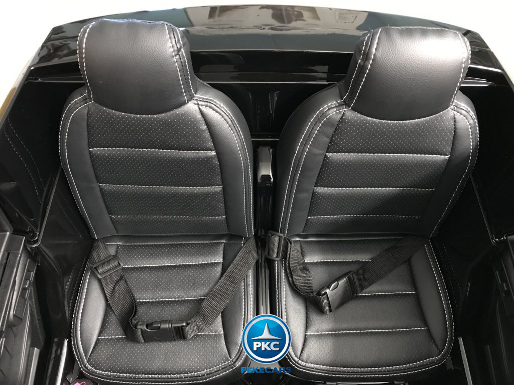 Coche electrico para niños Mercedes GLS63 Negro Metalizado con dos plazas