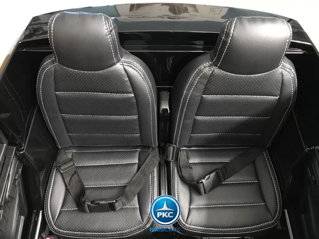 Coche electrico para niños Mercedes GLS63 Negro Metalizado con dos plazas