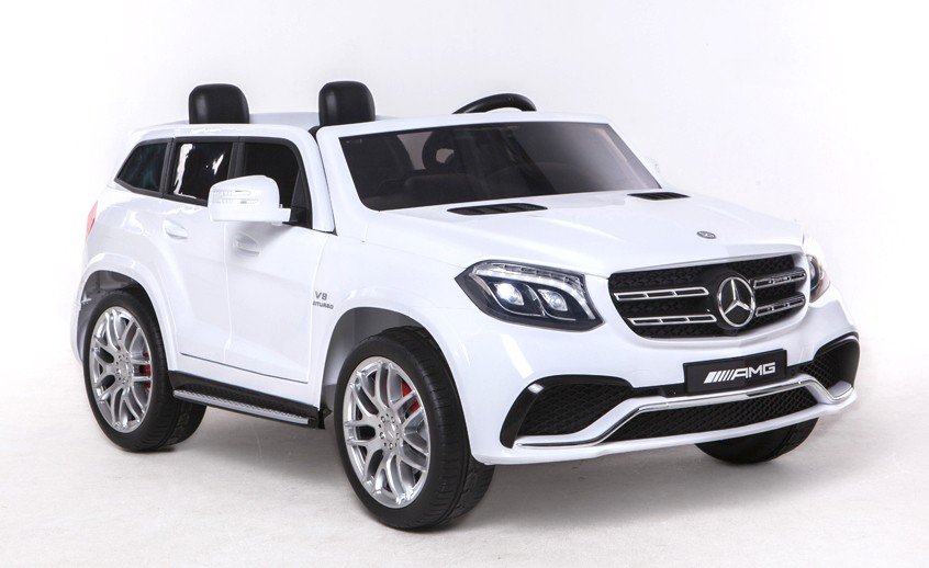 Coche electrico para niños Mercedes GLS63 Blanco