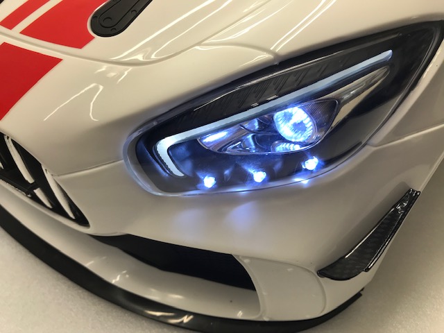 Mercedes GT4 12V Blanco luces