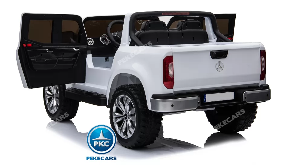 Coche electrico infantil Mercedes Pickup X Class 12V Blanco