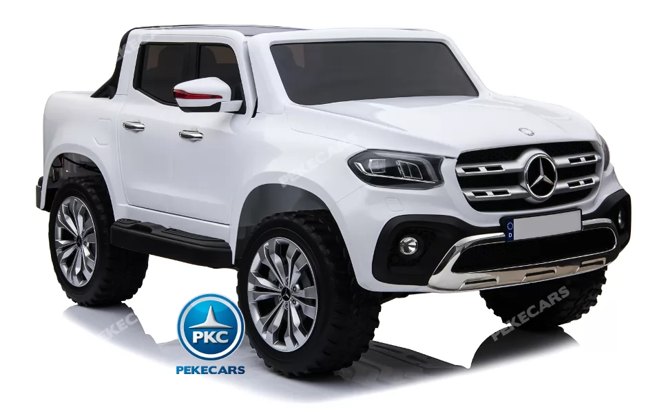 Coche electrico infantil Mercedes Pickup X Class 12V Blanco