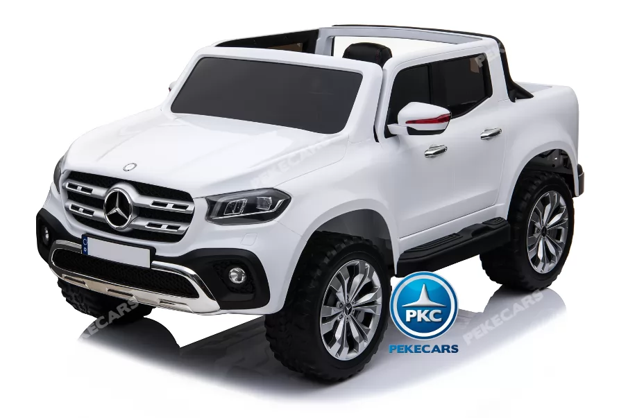 Coche electrico infantil Mercedes Pickup X Class 12V Blanco