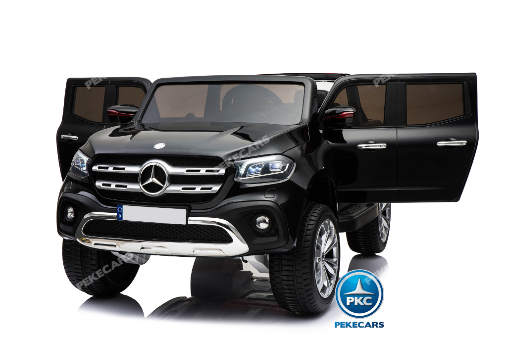 Coche electrico para niños Mercedes Pickup X Class 12V Negro vista principal
