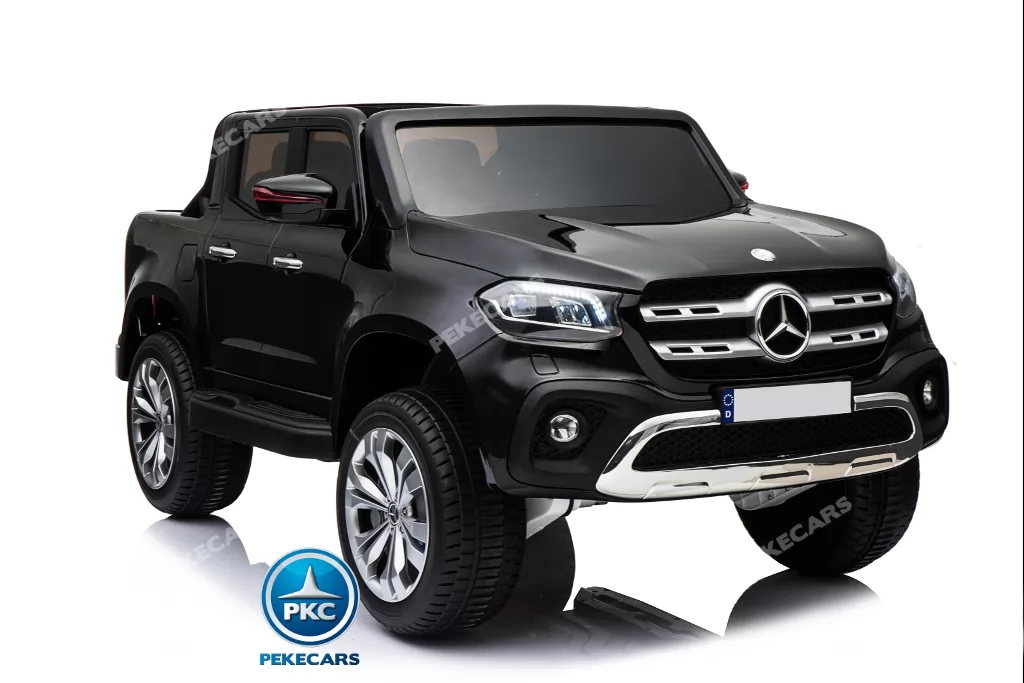 Coche electrico para niños Mercedes Pickup X Class 12V Negro ruedas de caucho antipinchazos