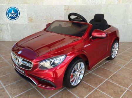Mercedes s63 infantil rojo pintado Pekecars