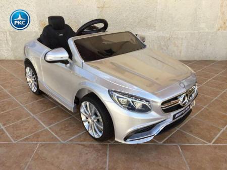 Mercedes s63 infantil plata metalizado Pekecars