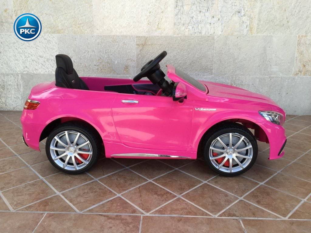 Mercedes S63 12v infantil rosa PEKECARS