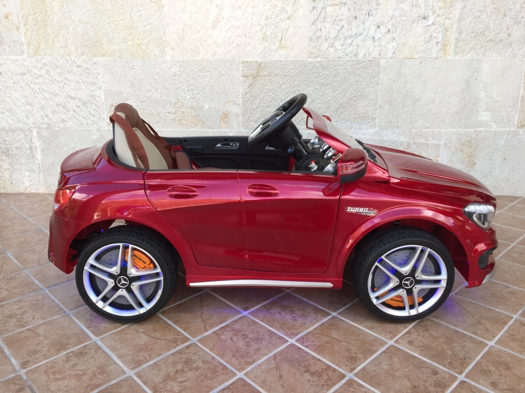 Coche electrico infantil Mercedes CLA45 Rojo Metalizado