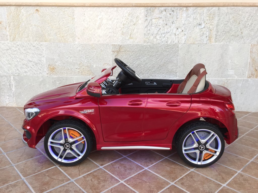 Coche electrico para niños Mercedes CLA45 Rojo Metalizado