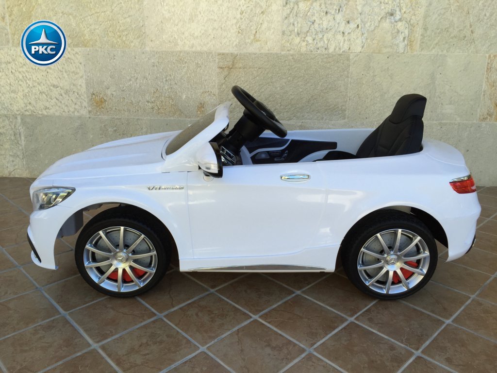 Coche electrico infantil Mercedes S63 Blanco