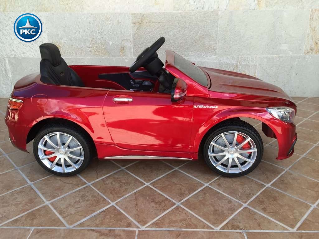 Coche electrico infantil Mercedes S63 Rojo metalizado