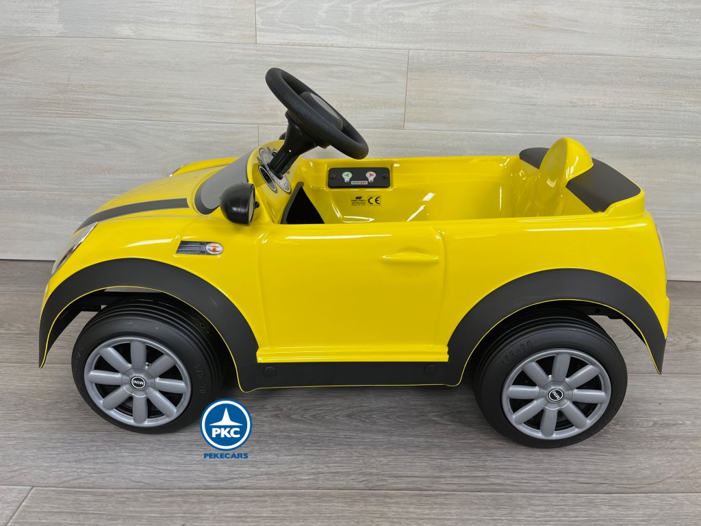 Mini Cooper S 6V Amarillo lateral