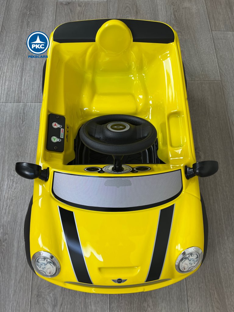 Mini Cooper S 6V Amarillo vista aérea
