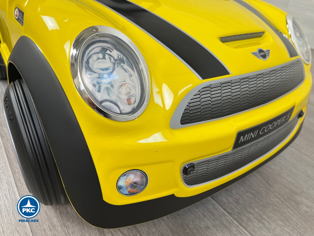 Mini Cooper S 6V Amarillo faros