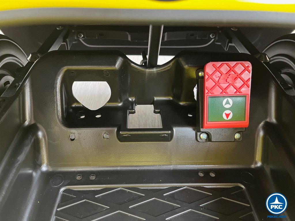 Mini Cooper S 6V Amarillo pedal