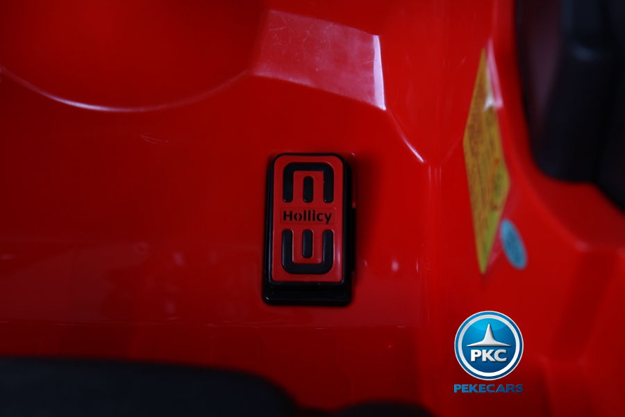 Coche electrico para niños Mini Style Rojo lateral