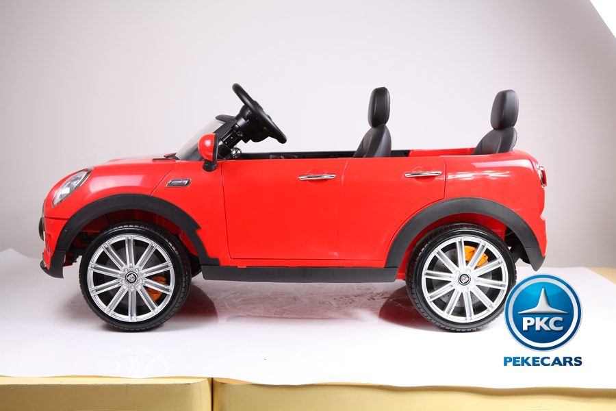 Coche electrico infantil Mini Style Rojo desde arriba