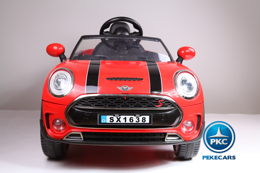 Coche electrico infantil Mini Style Rojo boton de arranque