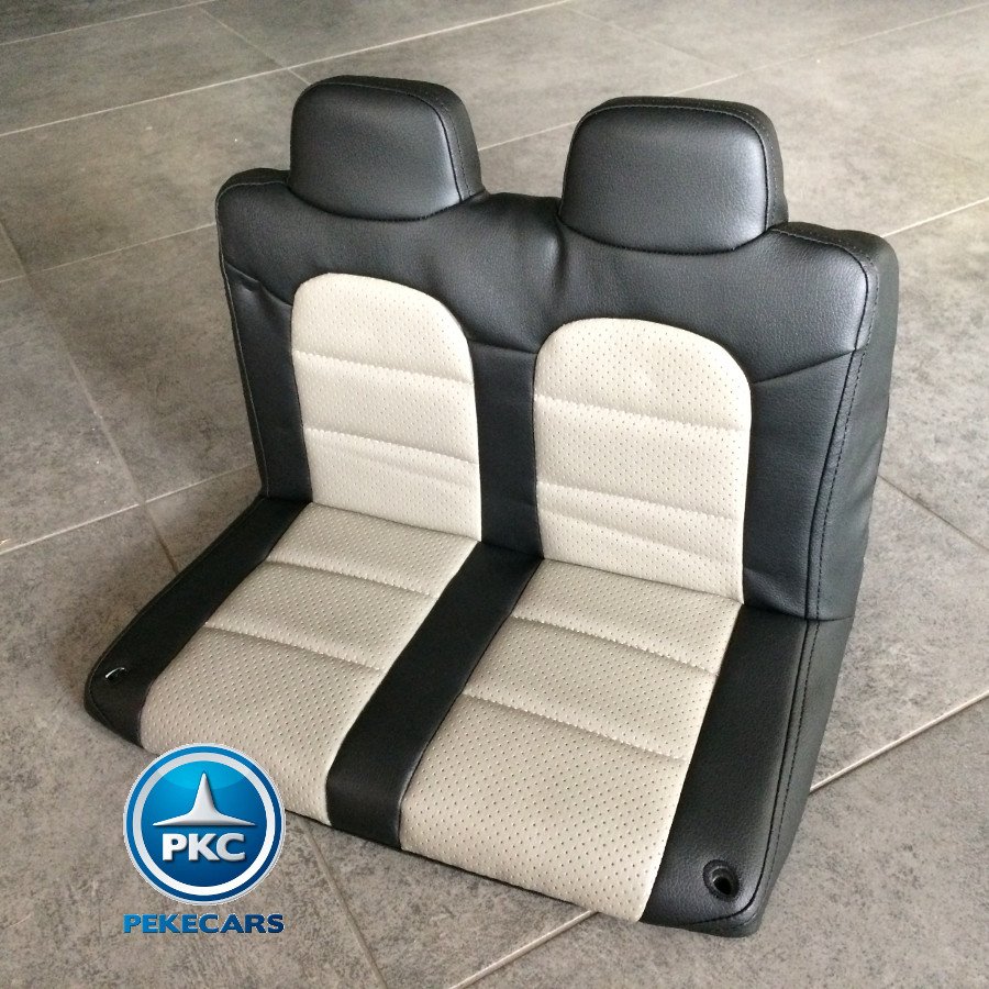 Coche electrico infantil Monster Jeep Negro asiento