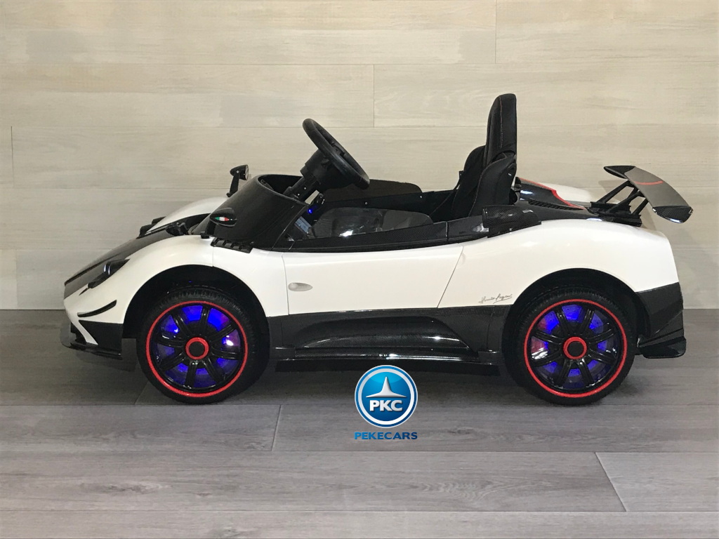 Coche electrico para niños Pagani Zonda Blanco