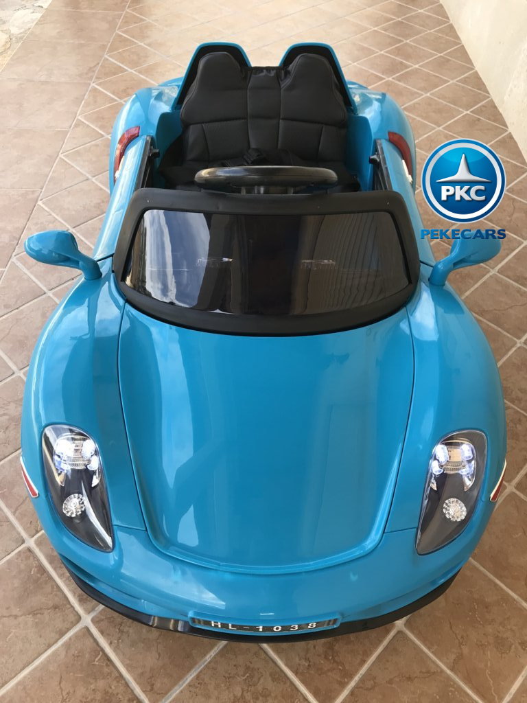 Coche electrico infantil Porsche style azul
