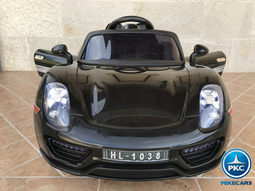 Coche electrico infantil Porsche style negro