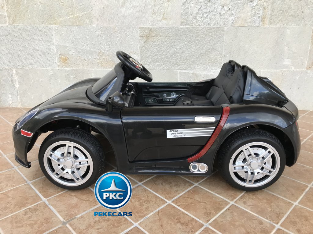 Coche electrico para niños Porsche style negro